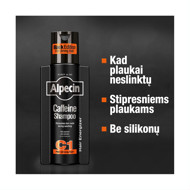 ALPECIN BLACK EDITION, šampūnas su kofeinu nuo plaukų slinkimo, 250 ml paveikslėlis
