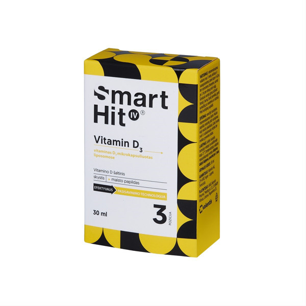 SMARTHIT IV VITAMIN D3, 30 ml paveikslėlis
