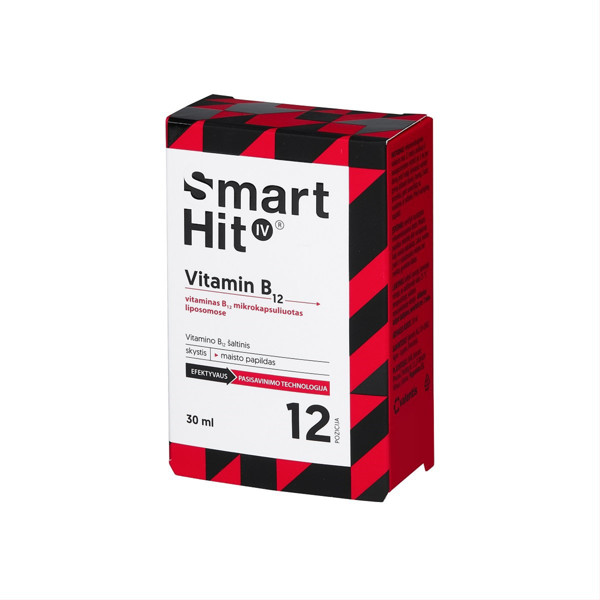 SMARTHIT IV VITAMIN B12, 30 ml paveikslėlis