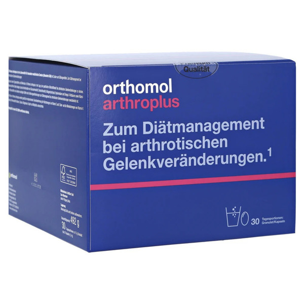 ORTHOMOL ARTHRO PLUS, milteliai ir kapsulės, 30 porcijų paveikslėlis