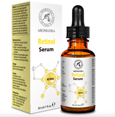 Aromatika Retinolio veido ir kaklo serumas 30 ml. paveikslėlis