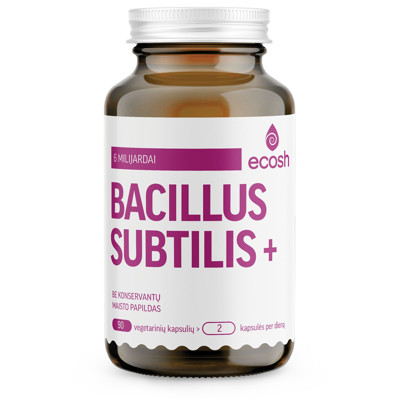 ECOSH BACILLUS SUBTILIS PLIUS, kapsulės, N90 paveikslėlis