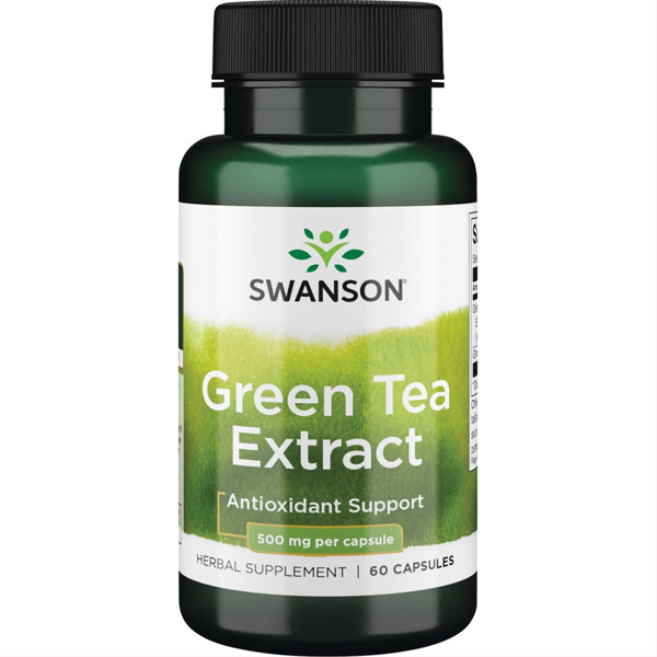 SWANSON, Žaliosios arbatos ekstraktas, kapsulės, N60 paveikslėlis