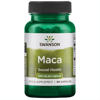 SWANSON, 2000mg, maca, 60 kapsulių paveikslėlis