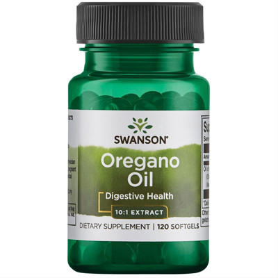 SWANSON, Raudonėlio (oregano) aliejus, 120 kapsulių paveikslėlis