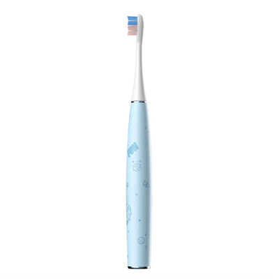OCLEAN KIDS, elektrinis dantų šepetėlis, mėlynos spalvos, 1 vnt. paveikslėlis