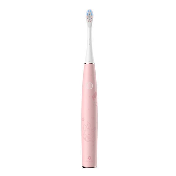OCLEAN KIDS, elektrinis dantų šepetėlis, rožinės spalvos, 1 vnt. paveikslėlis