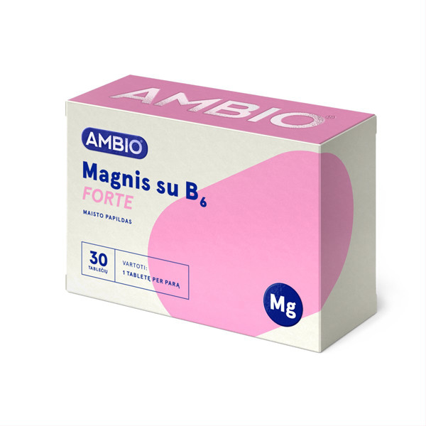 AMBIO MAGNIS SU B6 FORTE, 30 tablečių paveikslėlis
