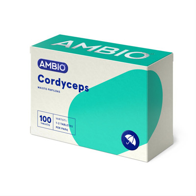 AMBIO CORDYCEPS, 100 tablečių (galiojimas 2024.03.31) paveikslėlis