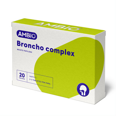 AMBIO BRONCHO COMPLEX, 20 tablečių paveikslėlis