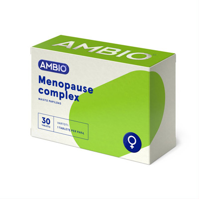 AMBIO MENOPAUSE COMPLEX, 30 tablečių paveikslėlis
