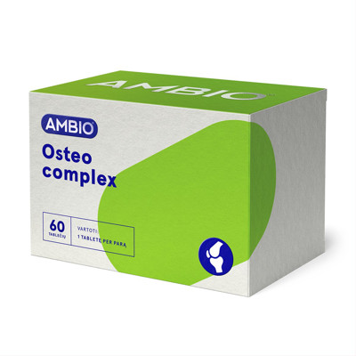 AMBIO OSTEO COMPLEX, 60 tablečių (galiojimas iki 2023.10.31) paveikslėlis