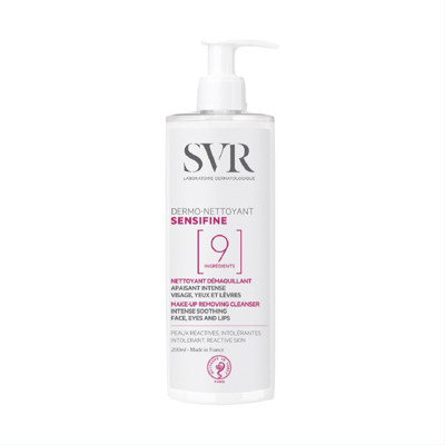 SVR SENSIFINE DERMO-NETTOYANT, nenuplaunamas makiažo valiklis itin jautriai odai, 400 ml paveikslėlis