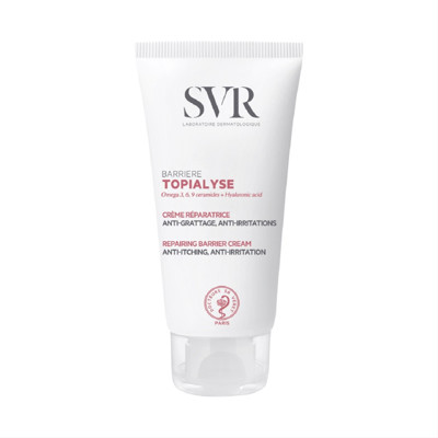 SVR TOPIALYSE BARRIERE, barjerinis rankų ir kūno kremas nuo niežulio, sudirgimų, 50 ml paveikslėlis
