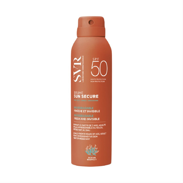 SVR SUN SECURE BRUME, purškiamas balzamas nuo saulės veidui ir kūnui, SPF50+, 200 ml paveikslėlis