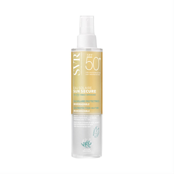 SVR SUN SECURE EAU SOLAIRE SPF50+. purškiamas dvifazis vanduo nuo saulės, 200ml paveikslėlis