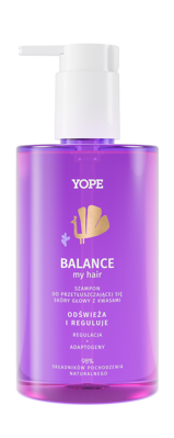 YOPE “BALANCE” balansuojantis šampūnas riebiai odai su rūgštimis, 300ml. paveikslėlis