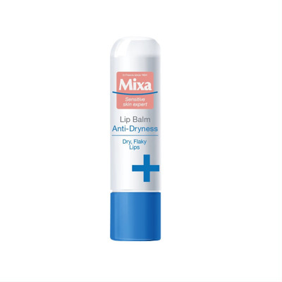 MIXA ANTI-DRYNESS LIP BALM, nuo sausumo apsaugantis lūpų balzamas paveikslėlis