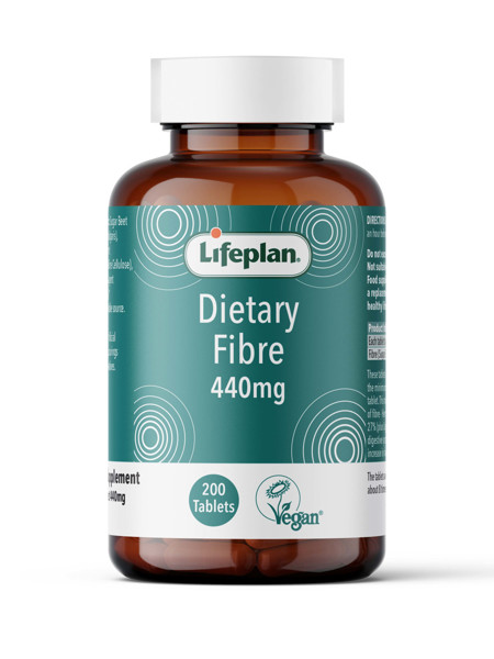 LIFEPLAN FIBRE, 440 mg, maistinės skaidulos, 200 tablečių paveikslėlis