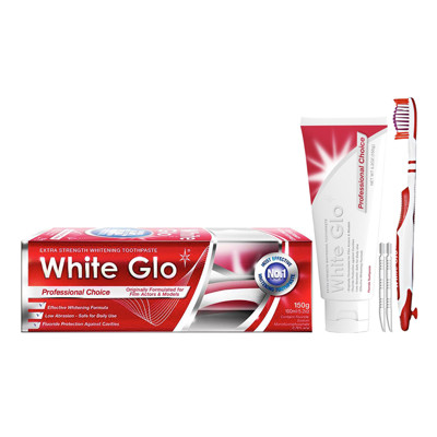 WHITE GLO PROFESSIONAL CHOICE balinamoji dantų pasta