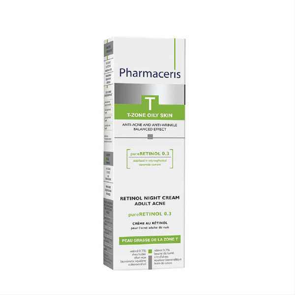 PHARMACERIS T PURE RETHINOL, naktinis kremas, 40ml paveikslėlis