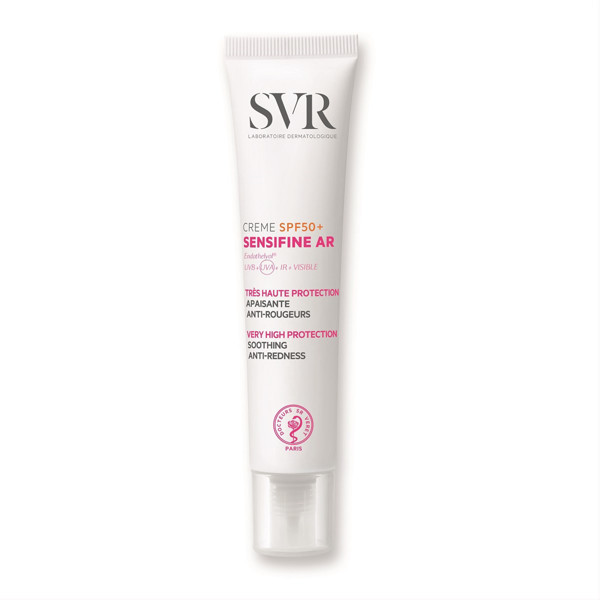 SVR SENSIFINE AR CREME SPF 50+, veido kremas nuo saulės raustančiai, itin jautriai odai, 40ml paveikslėlis SVR SENSIFINE AR CREME SPF 50+, veido kremas nuo saulės raustančiai, itin jautriai odai, 40ml paveikslėlis