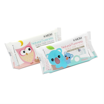 K-MOM drėgnos servetėlės „Basic“ (100 vnt.) paveikslėlis