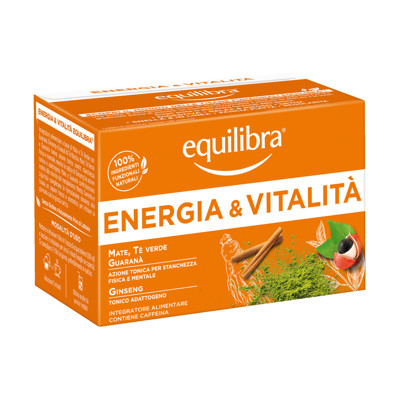 EQUILIBRA žolelių arbata ENERGY AND VITALITY HERBAL TEA