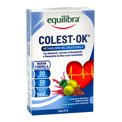 EQUILIBRA cholesterolio apykaitai palaikyti COLEST OK