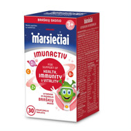 MARSIEČIAI IMUNACTIV, braškių skonio, 30 kramtomųjų tablečių paveikslėlis