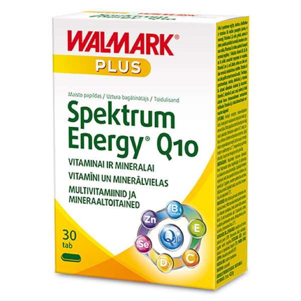 WALMARK SPEKTRUM ENERGY Q10 PLUS, 30 tablečių paveikslėlis