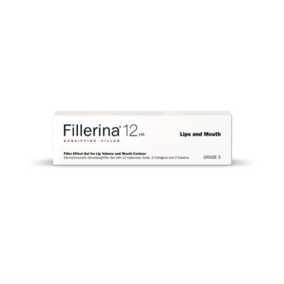FILLERINA 12HA, Dermatologinis gelinis užpildas lūpoms, 5 lygis, 7ml paveikslėlis