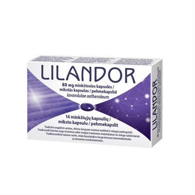 LILANDOR, 80 mg, minkštosios kapsulės, N14 paveikslėlis