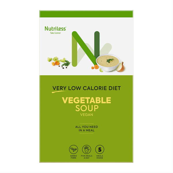 NUTRILESS, 33 g, kreminė daržovių skonio sriuba, 5 vnt. paveikslėlis