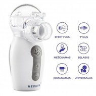 Herupa Smart Mesh belaidis inhaliatorius, 1vnt paveikslėlis Herupa Smart Mesh belaidis inhaliatorius, 1vnt paveikslėlis