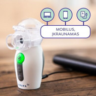 Herupa Smart Mesh belaidis inhaliatorius, 1vnt paveikslėlis Herupa Smart Mesh belaidis inhaliatorius, 1vnt paveikslėlis
