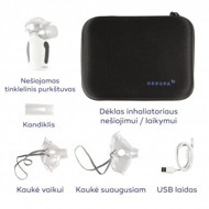 Herupa Smart Mesh belaidis inhaliatorius, 1vnt paveikslėlis Herupa Smart Mesh belaidis inhaliatorius, 1vnt paveikslėlis
