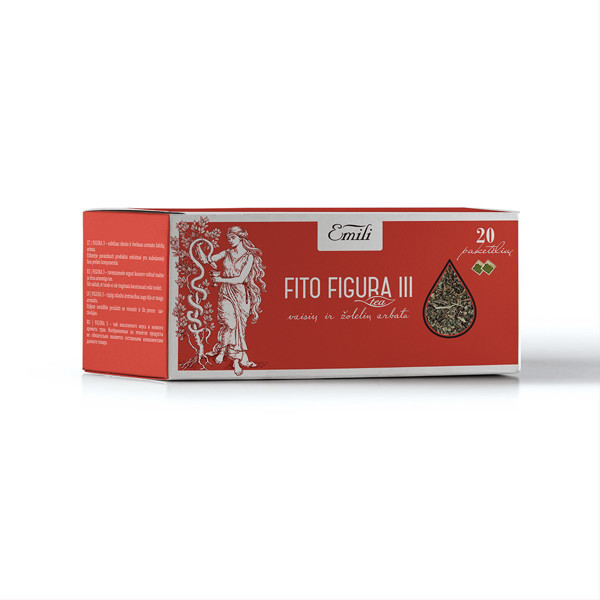 FITO FIGURA 3, žolelių arbata su pu-erh, 2 g, N20 paveikslėlis