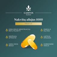 GAMTOS NAMAI NAKVIŠŲ ALIEJUS 1000 PREMIUM, 60 kapsulių paveikslėlis