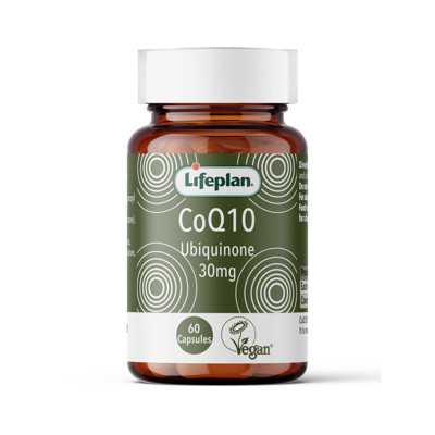 CoQ10 30 mg LIFEPLAN, kofermentas Q10 30 mg 60 kapsulių paveikslėlis