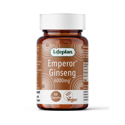 LIFEPLAN EMPEROR GINSENG, kininis ženšenis su vitaminais, 60 kapsulių paveikslėlis