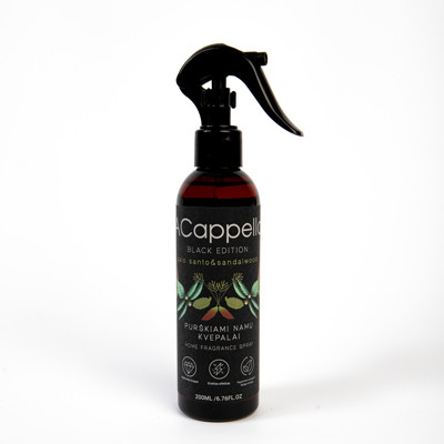 ACAPPELLA Black Edition purškiami namų kvepalai, Palo Santo & Sandalwood, 200 ml paveikslėlis