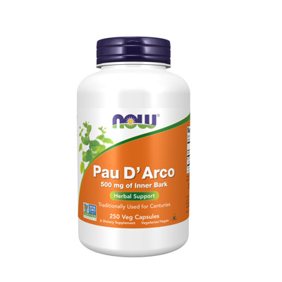 NOW Pau D'Arco 500 mg 250 Kapsulių paveikslėlis