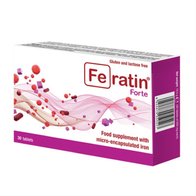 FERATIN FORTE, 30 mg, 30 tablečių paveikslėlis