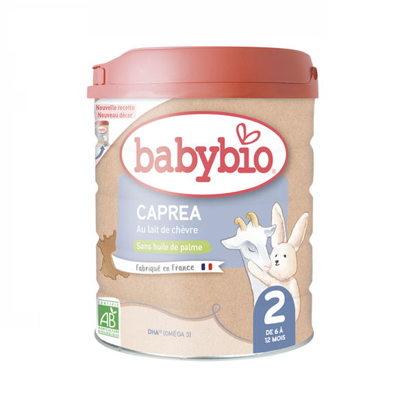 BABYBIO CAPREA 2 ekologiškas ožkų pieno mišinys, nuo 6 iki 12 mėn., 800 g paveikslėlis