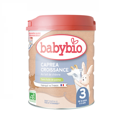 BABYBIO CAPREA 3 ekologiškas ožkų pieno mišinys, nuo 10 mėn. iki 3 m., 800 g paveikslėlis