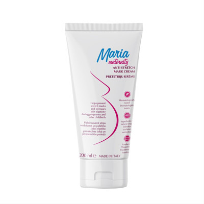 MARIA MATERNITY, kremas nuo strijų, 200 ml (galiojimo laikas iki 2026.07.31) paveikslėlis