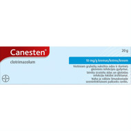 CANESTEN, 10 mg/g, kremas, 20 g paveikslėlis