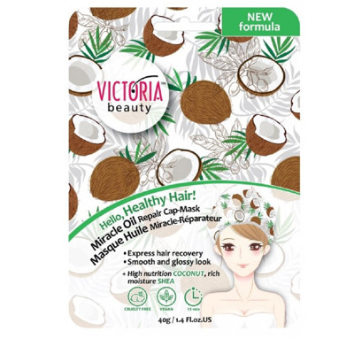 Victoria Beauty aliejinė plaukų atkuriamoji kepurė-kaukė, 1vnt paveikslėlis