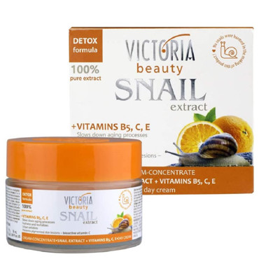 Victoria Beauty kremas-koncentratas su sraigių sekretu ir vitaminais (B5, C, E), 50 ml paveikslėlis